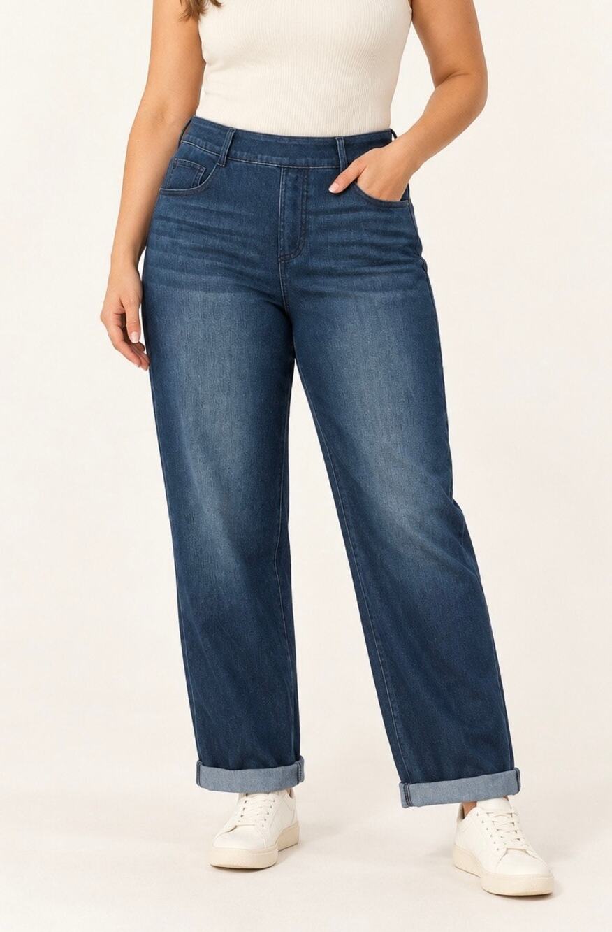 Halara Dark Wash Stretch Wide Leg Jeans Women’s Size Medium